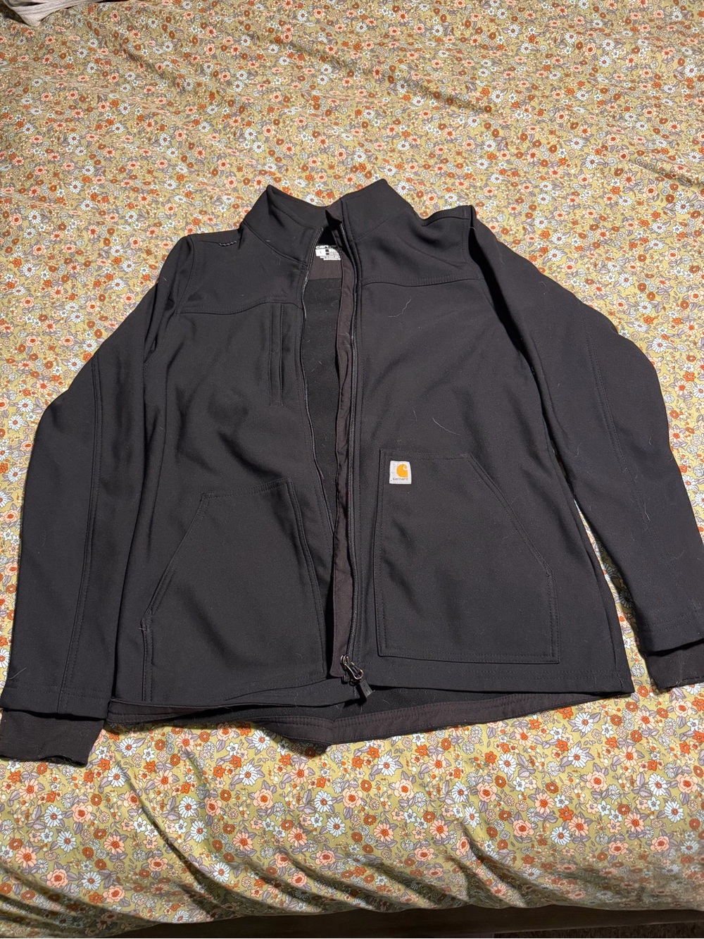 Carhartt Men’s Black Zip-Up Lightweight Jacket